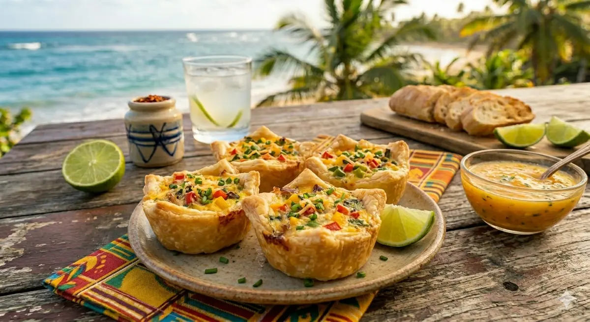 Three Pepper Quiche Tartlets